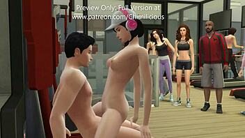 Workout Session with Horny Girlfriend