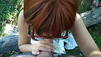 hey, my stepsister dragged me to the woods for a picnic and blew me away