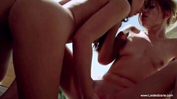 Anna Simone licking and kissing in nature!