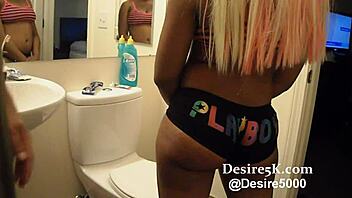 Cute ebony teen spanking with black teen characteristics