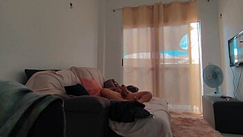 I surprised her in the bathroom!