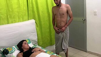 Jumping on My Stepfather's Cock in Hot Latina Action