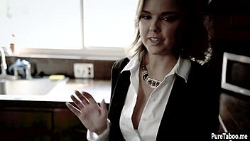 that pervert buyer fucks the cute teen agent hard