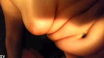 hot redhead takes a cumshot in casual scene