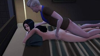 PERRA FOLLANDO CON SU HERMANASTRO - THE SIMS 4