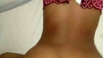 Girlfriend bent over in missionary position