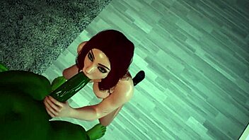 Cartoon porn video featuring Bookerdan and voluptuous black widow
