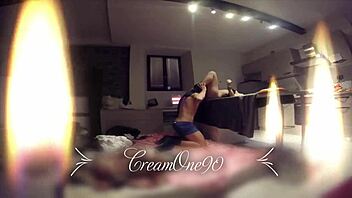 Blonde Webcam Model Receives Slow Cunilingus Until She Squirts in His Mouth