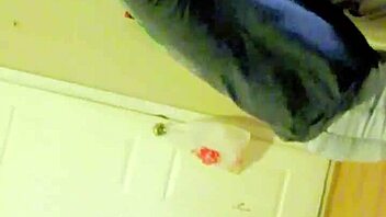 White girl learns to swallow big cock