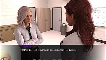 lets play nudist school with blonde brunette skinny crossdressing transfer 😎