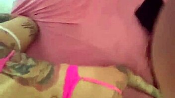 I leaked my blonde wife's sexy ass to her lover