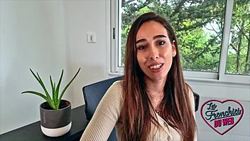 French brunette Camila turns naughty in steamy action