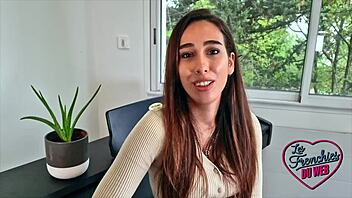 French brunette Camila turns naughty in steamy action