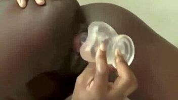 The solo queen performs her homemade routine with amateur flair.