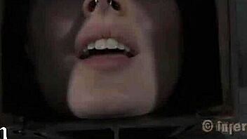 Hard Spanking And Sucking For Masked Chick In POV Missionary!