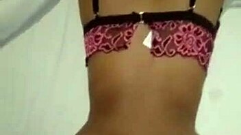 Girlfriend bent over in missionary position