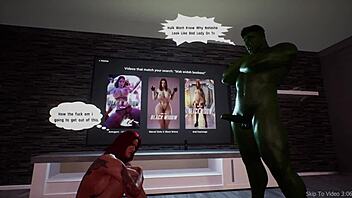 bookerdan smashing black widow in 3d 😎