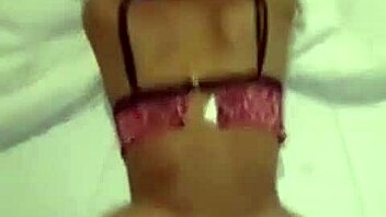 Girlfriend bent over in missionary position