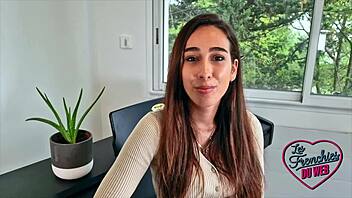 French brunette Camila turns naughty in steamy action