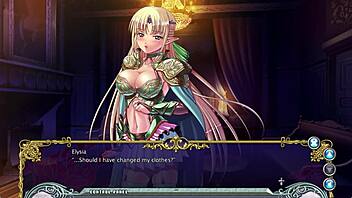 Kyonyuu fantasy Elysia dobi cumshot v hentai sceni 😈🎮