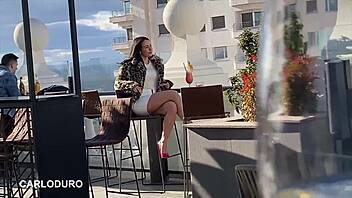 I Find Jessy Jey on Rooftop and Fuck Her Ass Anal Creampie