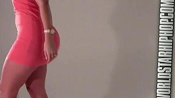 Hey, check out this thick Latina model showing off!