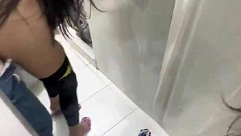 egyptian milf samar gets fucked in clothes store warehouse