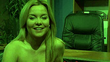 Restrained sub, get punished by lezdom with toys