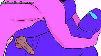 Hombres En Disfraz De Latex Follan Rico En Porno Gay De Among Us