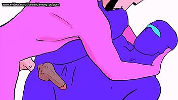 Hombres En Disfraz De Latex Follan Rico En Porno Gay De Among Us