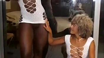 Two Brazilian women celebrate the new year with dancing and performances.