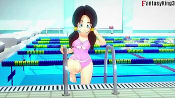 Dragon ball zex chapter 2 part 3 android 18 and gohan after swimming in bikini