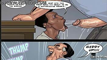 Curvy Ebony Butch Gets Rough Deepthroat From Monster Cock Politician