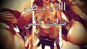 egyptian milf samar gets fucked in clothes store warehouse