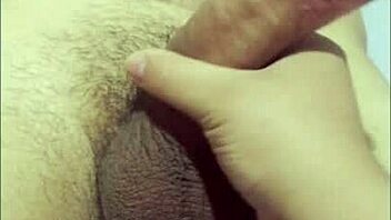 my best friend is horny and gives me a handjob in homemade video