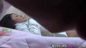 Asian teen 18+ caught masturbating on hidden cam