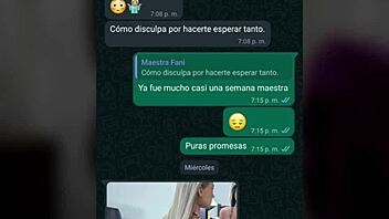After-hours WhatsApp chat with my teacher turns steamy