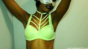 Is this slim ebony bandit dancing sexy for us?