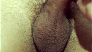 my best friend is horny and gives me a handjob in homemade video