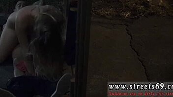 Lilly Sapphire's first double penetration outdoors in extreme hardcore video