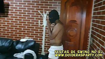 latina wife enjoys threesome with boyfriend and his friend