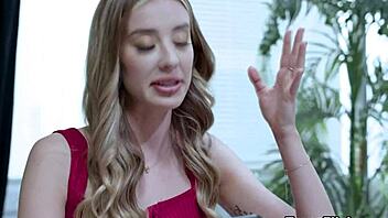 Gracie jane and Haley Reed's erotic encounter with braces and big tits