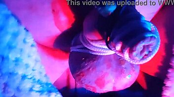 Bound and gagged slave submits to rough sex