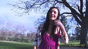 Ashli Orion's Small Tits Get Facial Cumshot!