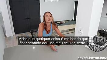 Jc Wilds in solo interactive fun with stepdad