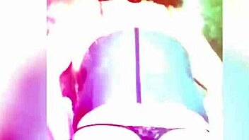 Tranny dances crazily with big ass in lingerie.