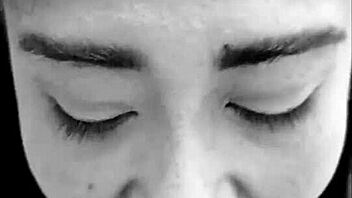 latina bunny receives sensual facial cumshot happily