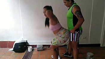 nothing like personalized classes to burn calories, right? damn, instructor, you screw so good!