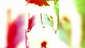 Tranny dances crazily with big ass in lingerie.