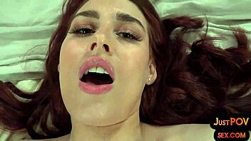 Cute Amateur POV Babe Sucks and Rides Boyfriend's Cock in Detailed Closeup View